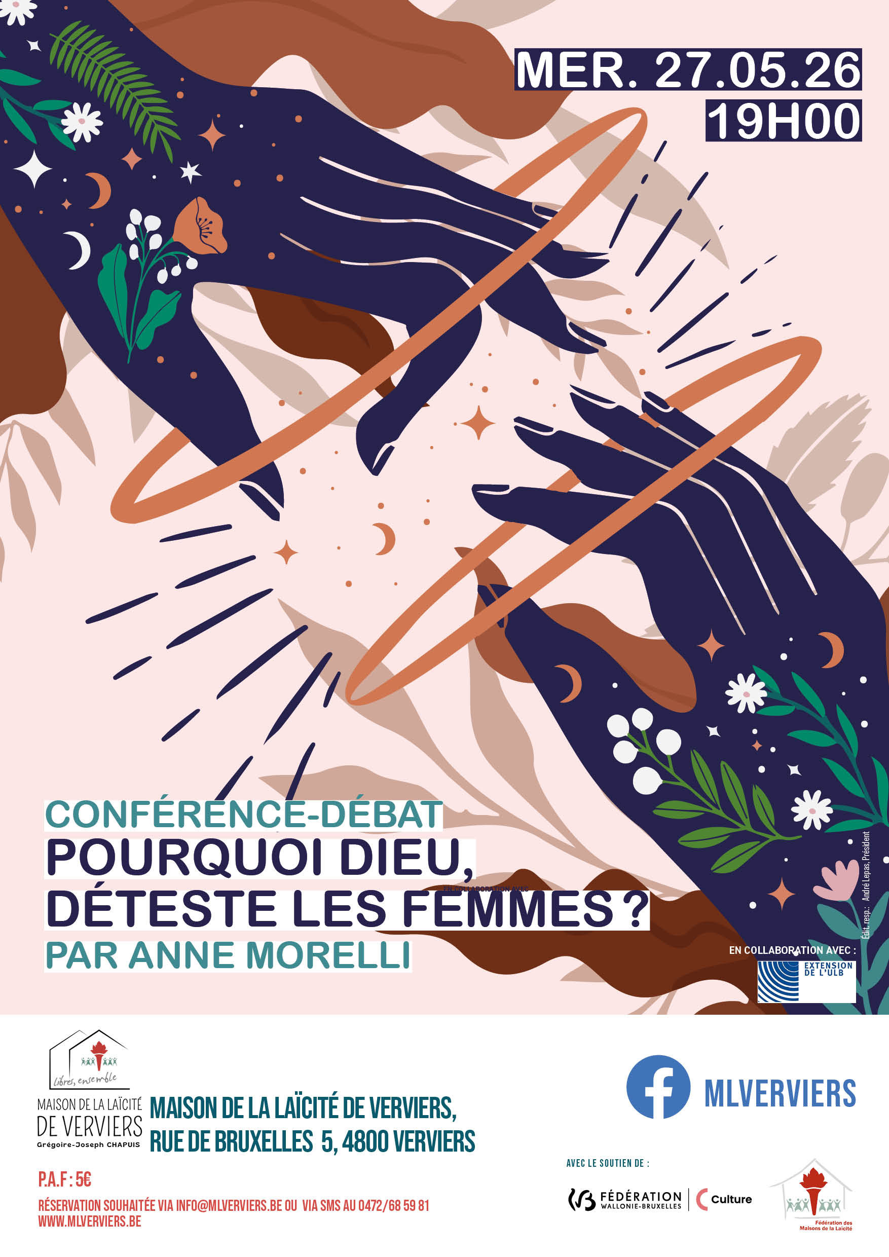 27/05/26 | Conférence | POURQUOI DIEU DÉTESTE LES FEMMES?